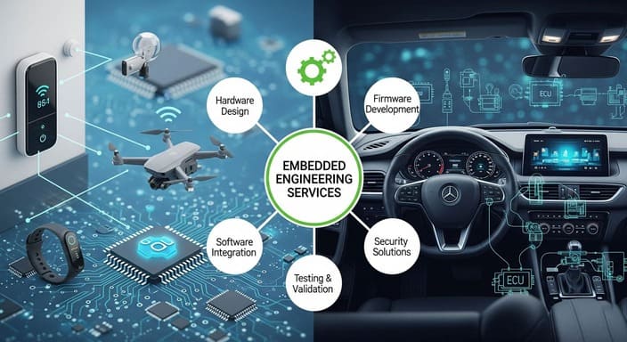 Automotive electronics platform featuring ECU architecture, firmware development, and embedded vehicle systems