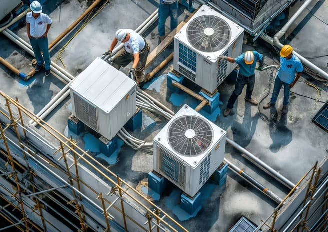 HVAC systems for data center cooling supporting precision temperature control and energy-efficient operations