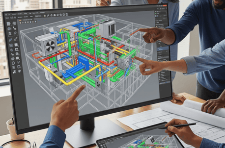 BIM MEP solutions streamlining mechanical, electrical, and plumbing design with 3D coordination